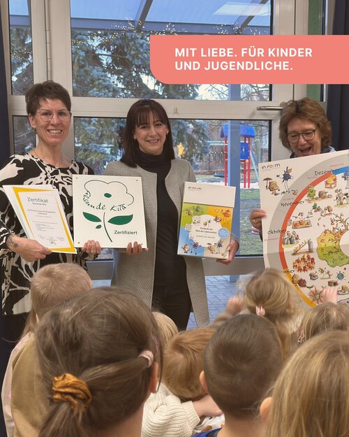 🎉 Kita Rappelkiste als „Gesunde Kita“ ausgezeichnet 🎉

Seit Juli 2021 ist unsere Kita Rappelkiste Teil des Projekts...