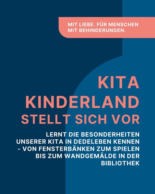 Unsere Kita Kinderland in Dedeleben stellt sich vor!
