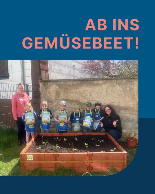 Auch in diesem Jahr hieß es für die Kinder aus dem Kinderland wieder: ab ins Gemüsebeet!🌱 Die Aktion „Gemüsebeete für...